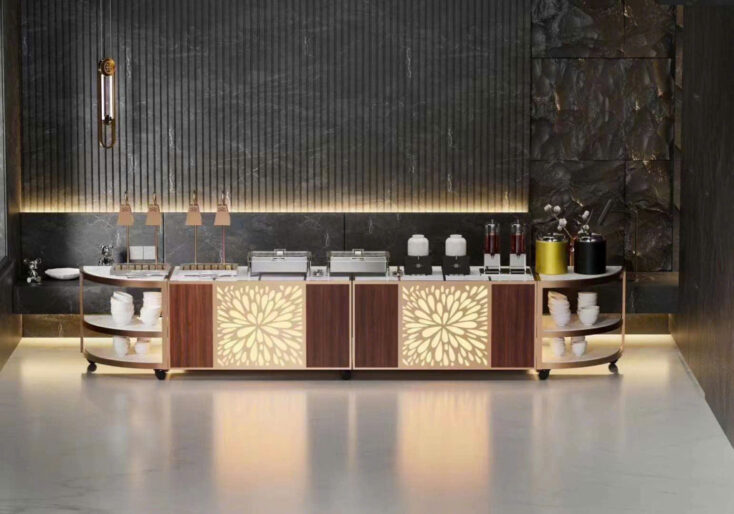 Nồi hâm buffet chữ nhật dùng điện